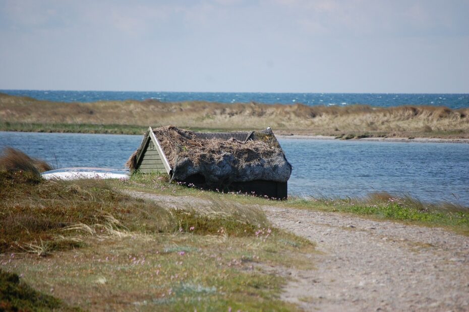 læsø, old, house